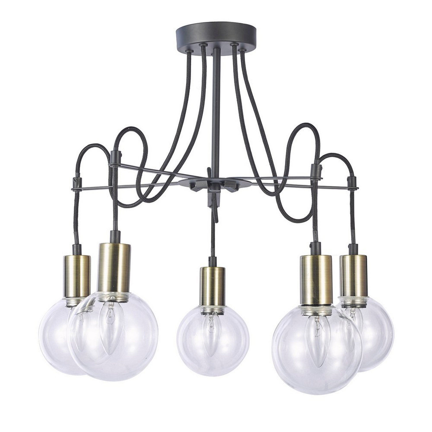 Italux Lighting Modern Ceiling Light Black A - Black