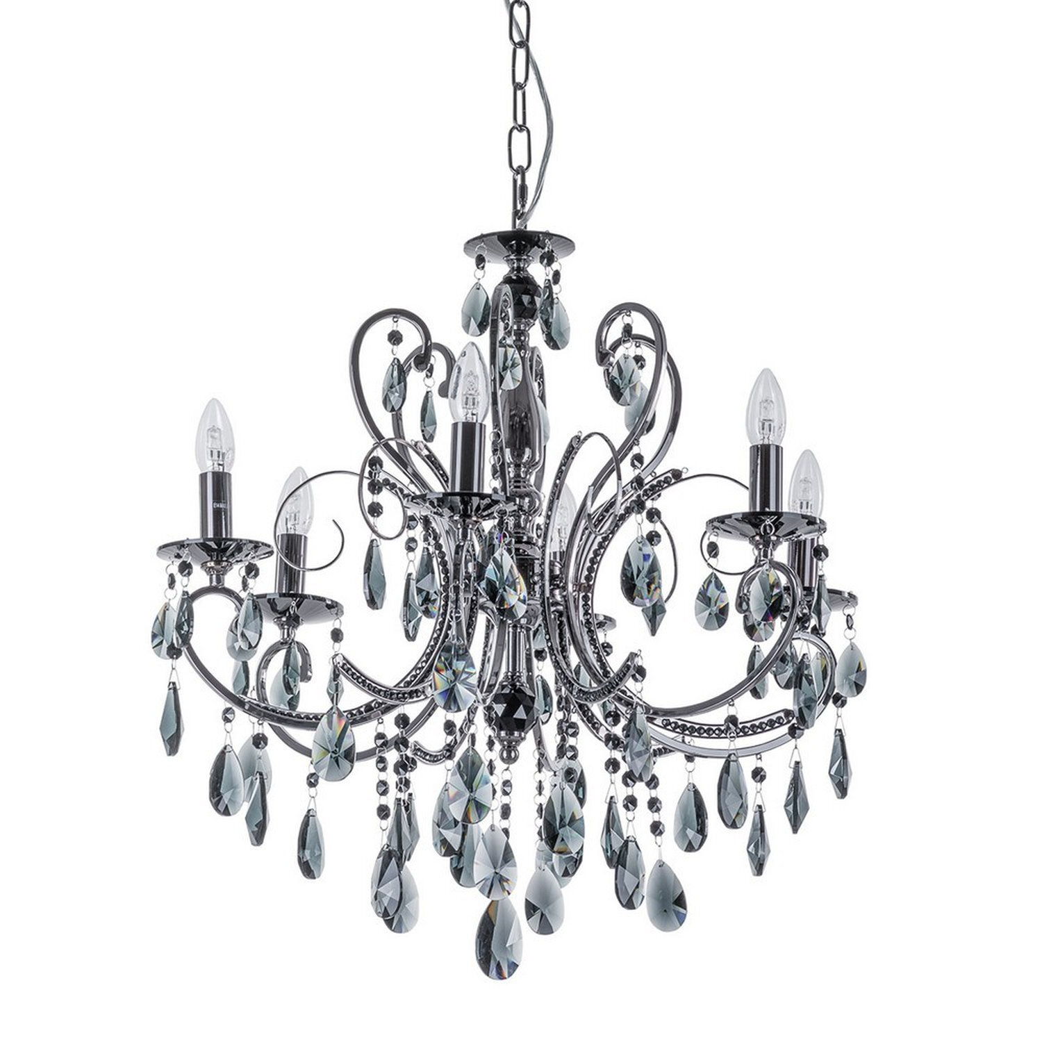 Italux Lighting Classic Chandelier Black - Black