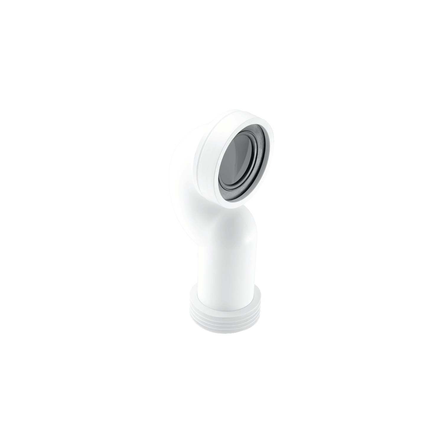 McAlpine WC-CONQP 4""/110mm 90 Degree Space Saving Bend Adjust Rigid WC Connector - Image 3