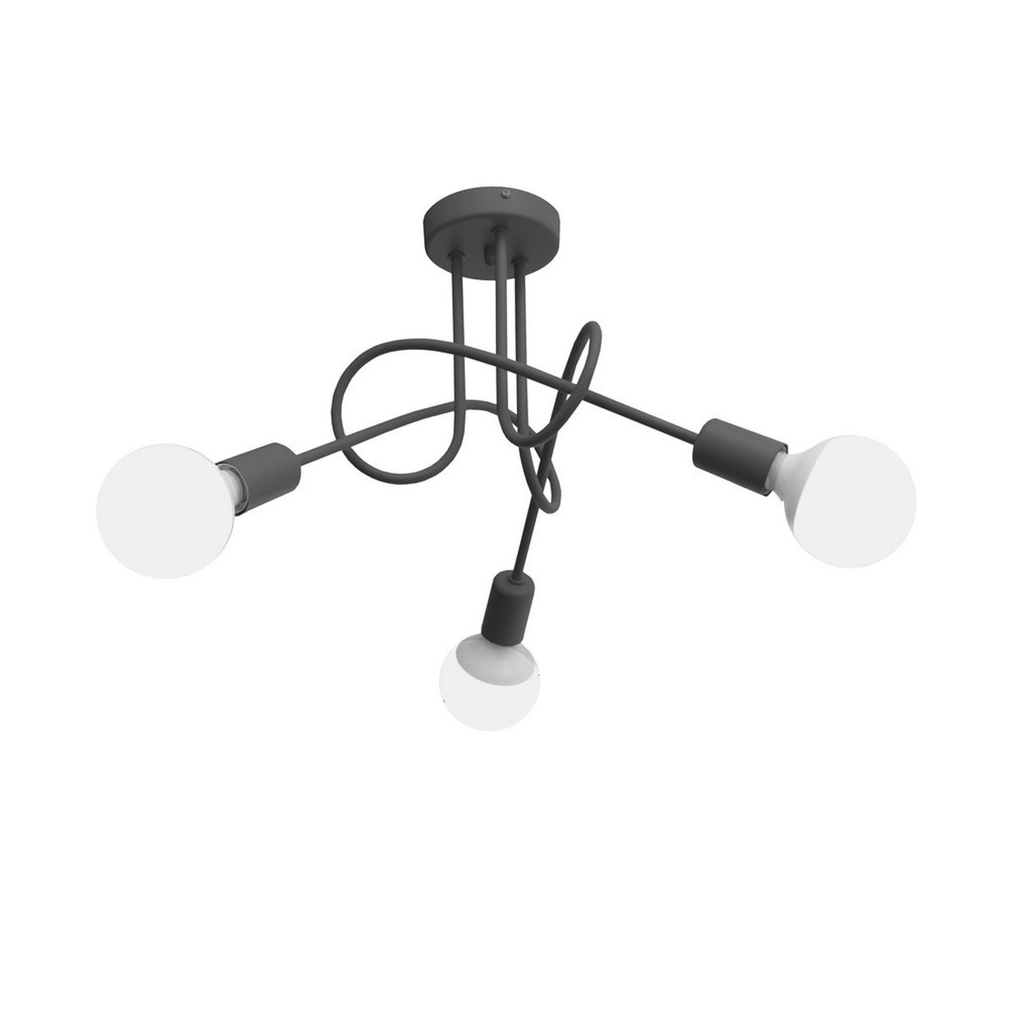 Helam Lighting Oxford Ceiling Light Grey