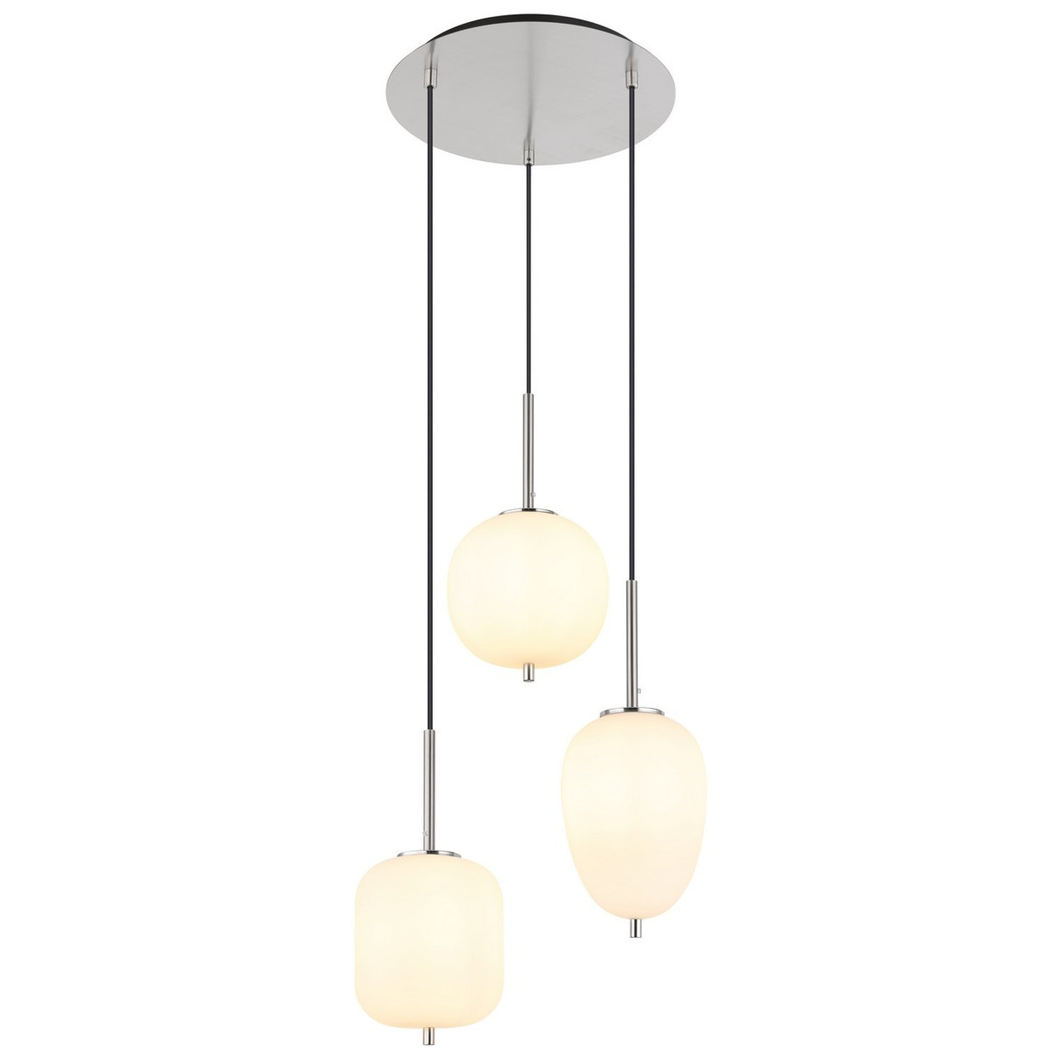 Globo Lighting Blacky Pendant Light Nickel