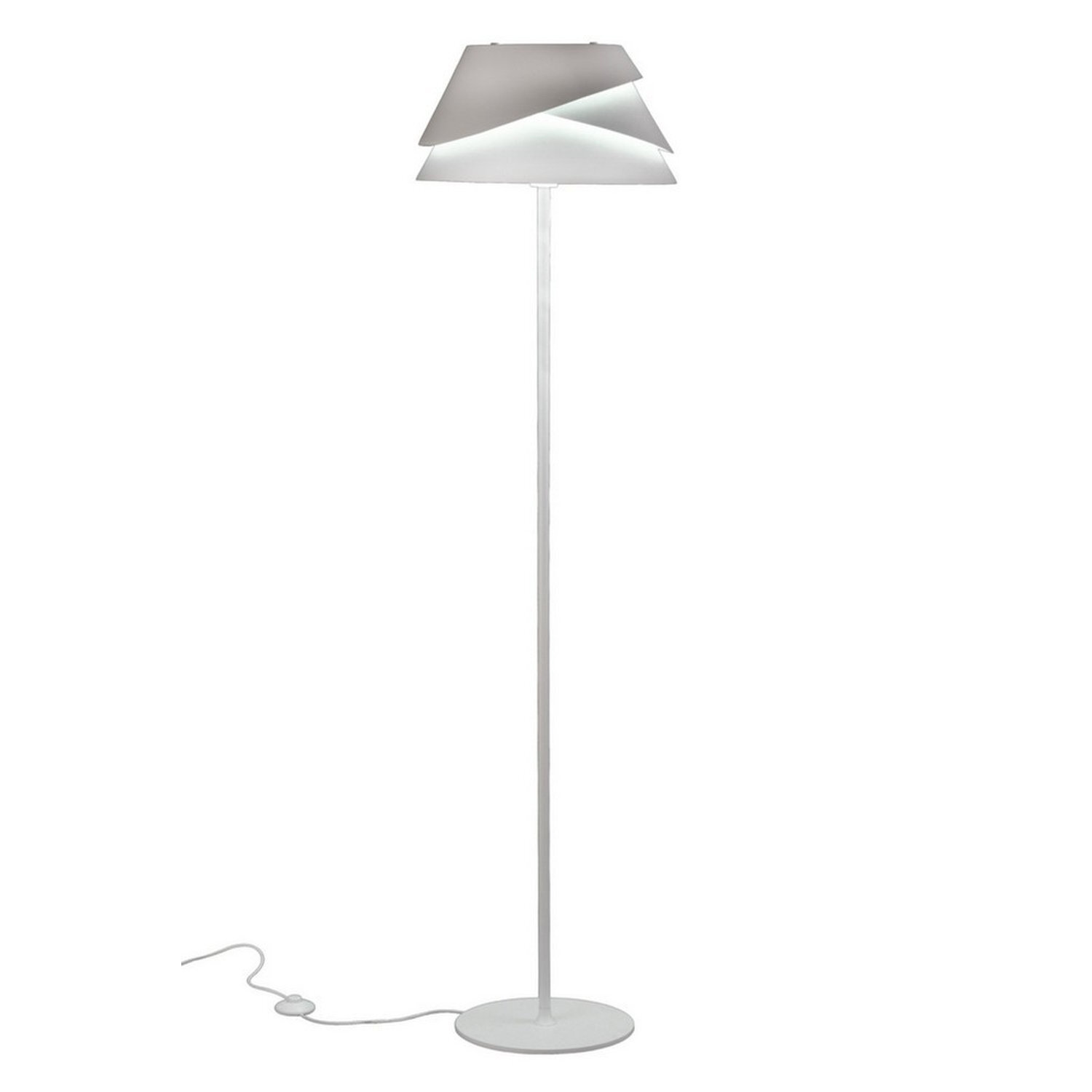 Inspired Lighting Alboran Floor Lamp White
