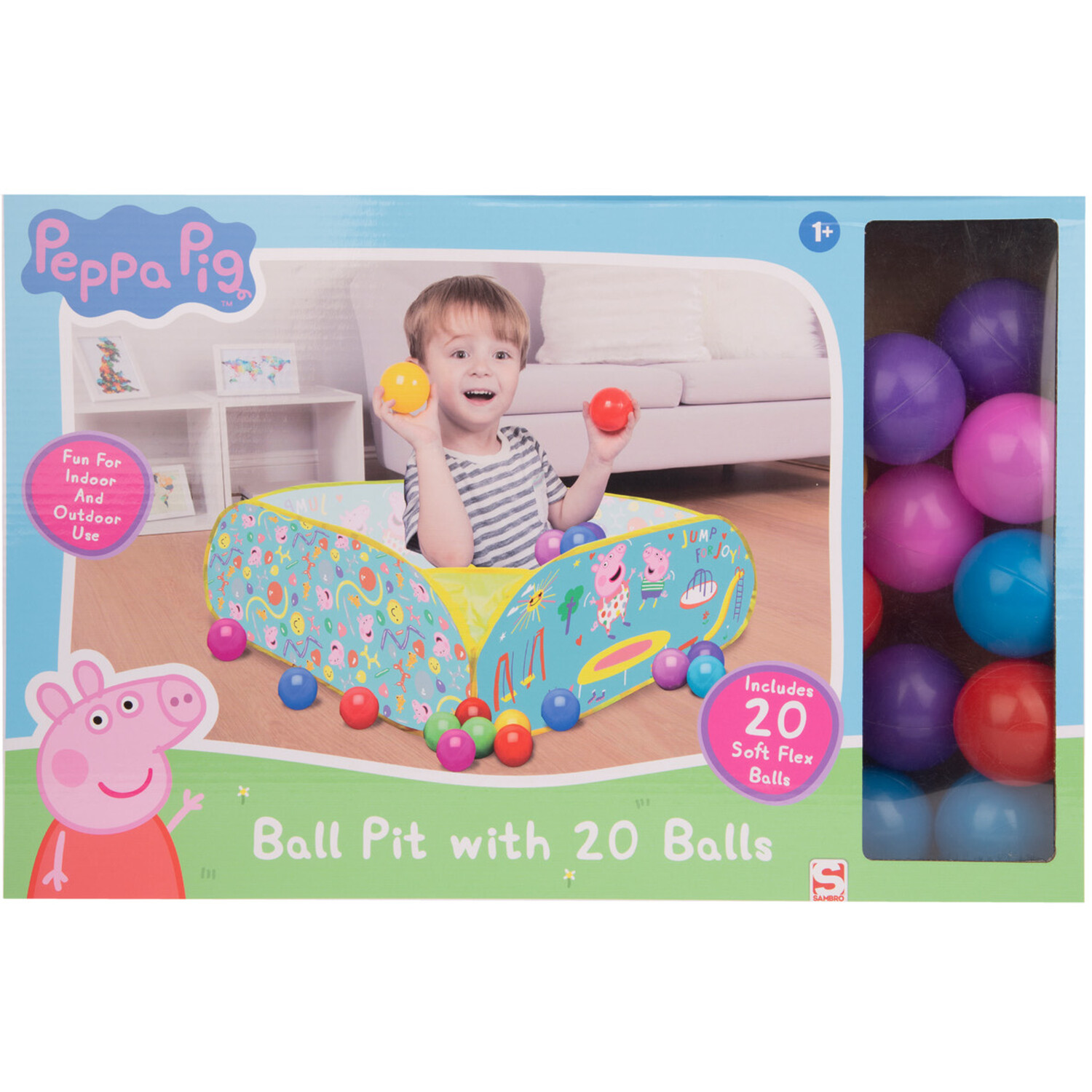 Image of Peppa Pig Ball Pit with 20 Balls