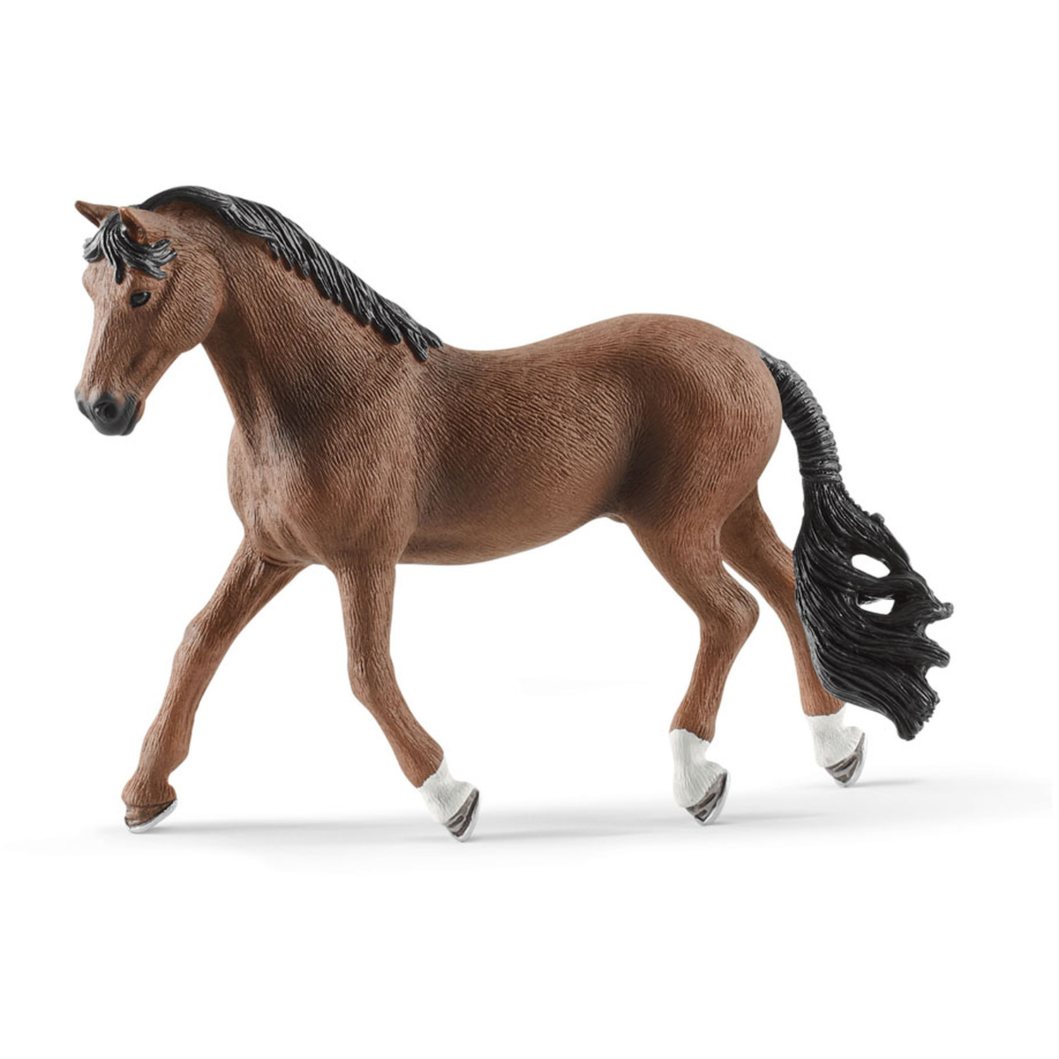 SCHLEICH Horse Club Trakehner Gelding Toy Figure - Black