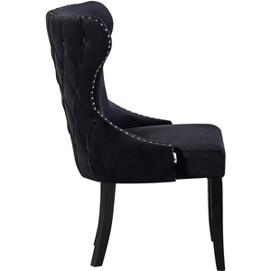 Black Mayfair Duke LUX Dining Set with a Table and Chairs Set of 6 shot 2489892