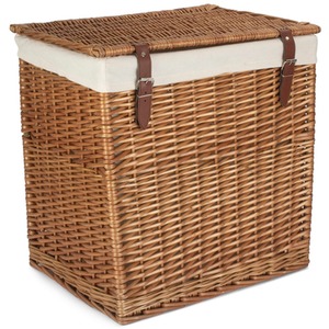 Boutique Double Steamed Wash Storage Laundry Basket With Lining