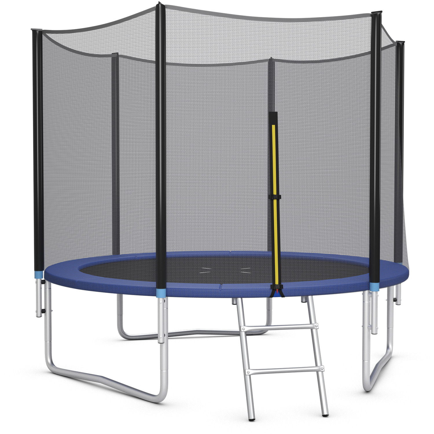 Image of Costway 8FT Outdoor Trampoline-Grey - Grey