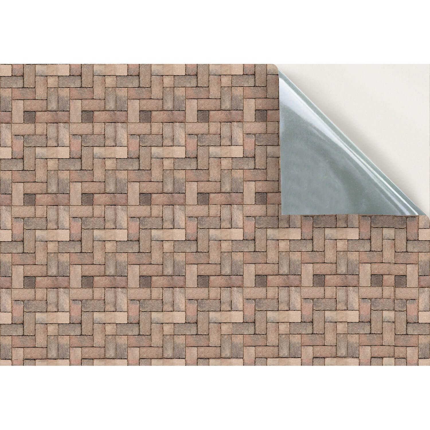 No. 68 Block Paving - Dolls House Wallpape