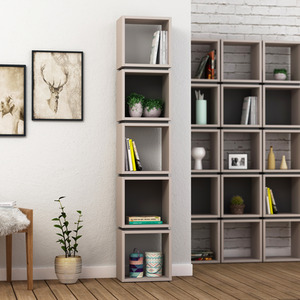 Multi Wall Mounted Bookcase Display Unit
