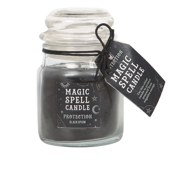 Opium Protection Spell Candle Jar
