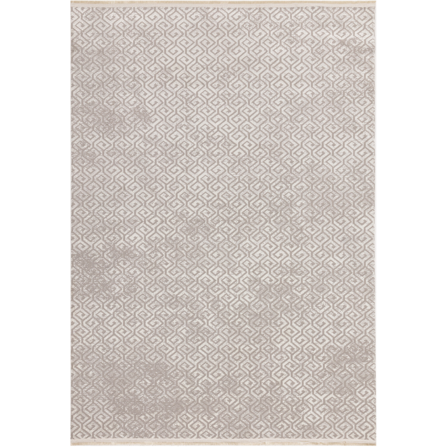 Textured Geo Capri Rug - Neutral / 140cm thumbnail