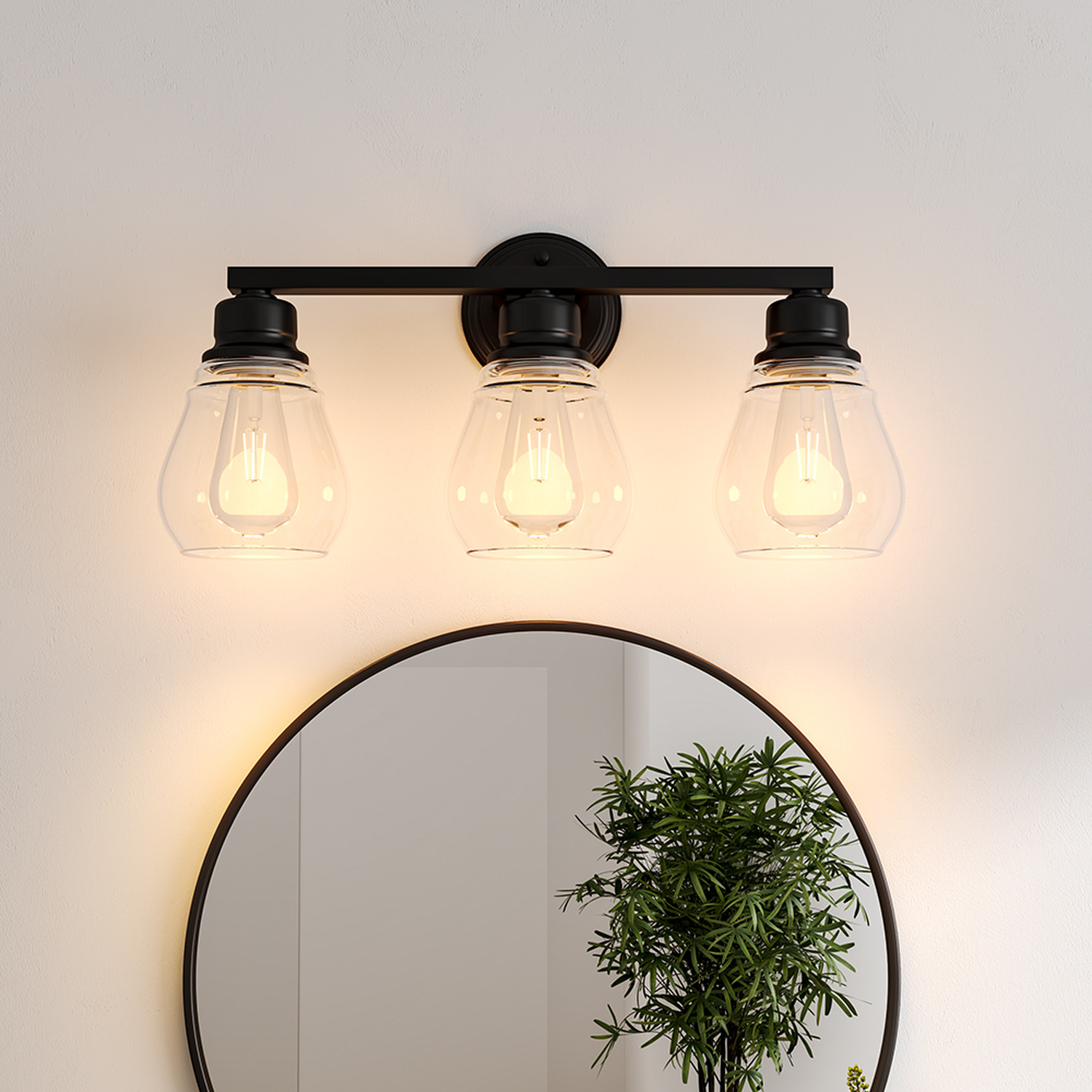 Matte Black Wall Light Entryway Hallway Porch Decor Lighting