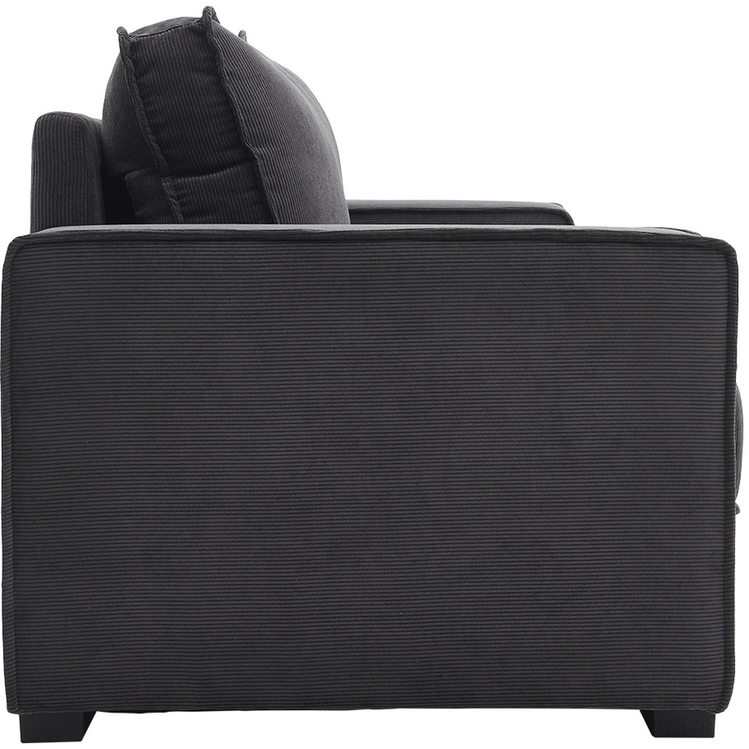 3-seater Linen Cosy Sofa - Dark Grey
