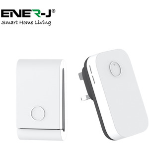 Ener-J Additional Doorbell Chime for WS1077 Wireless Kinetic Doorbell - UK Plug