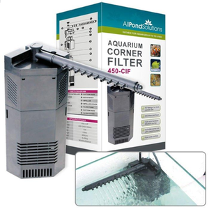 AllPondSolutions Aquarium Internal Corner Filter 450-CIF