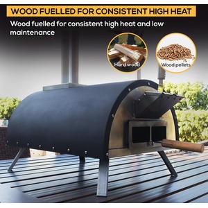 Haven Pizza Oven Built in Thermometer with Rain Cover Pizza Paddle