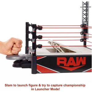 multi WWE Wrekkin Kickout Ring Playset With Ref Mode and Launcher Mode shot 6146289