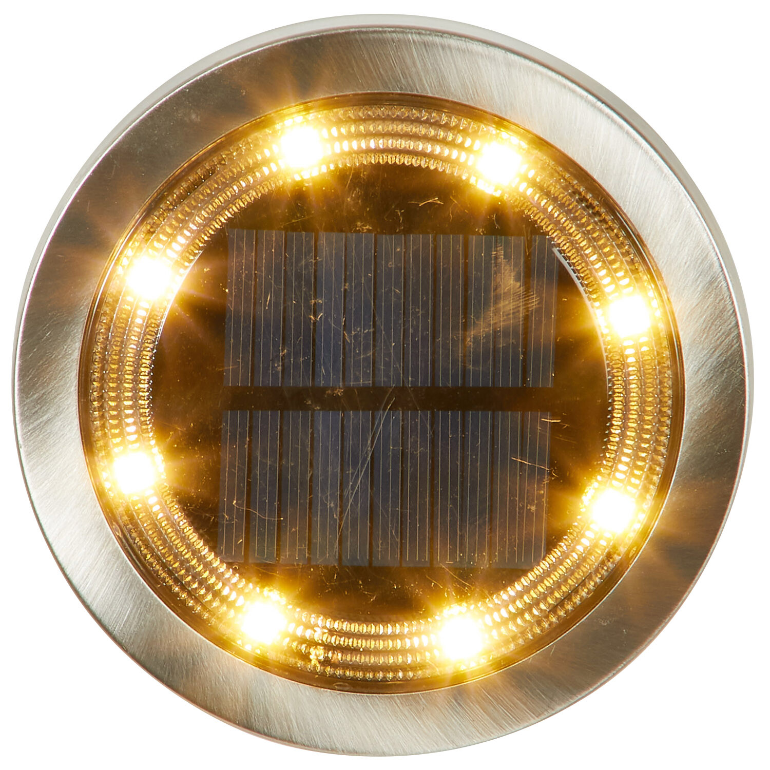 Solar Deck Light - Silver