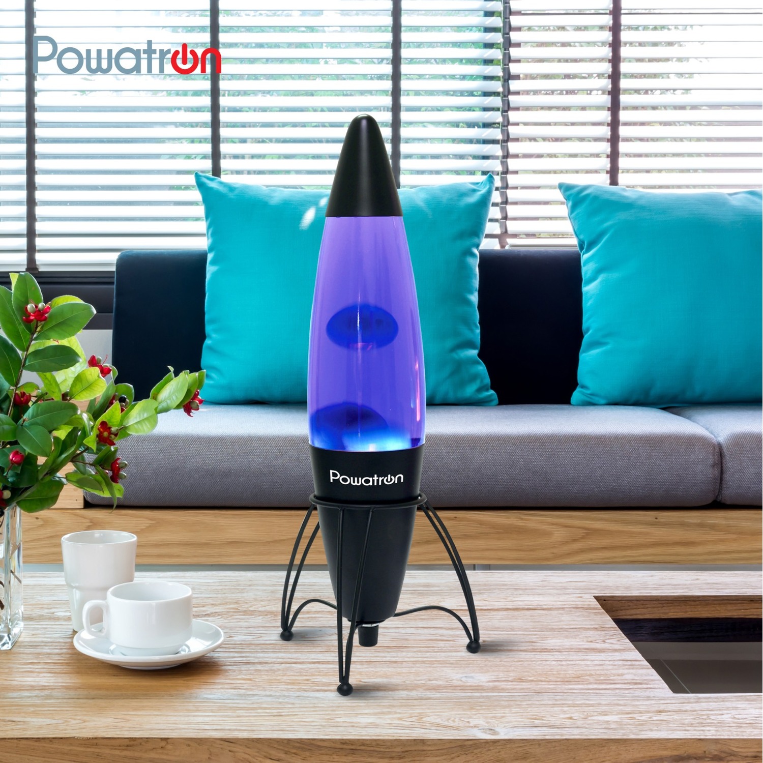Retro Rocket Lava Lamp 新品未使用品 Retro Rocket Lava Lamp