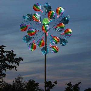 Hot Air Balloon Solar Wind Spinner