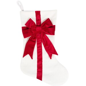 Luxury Velvet Bow Stocking
