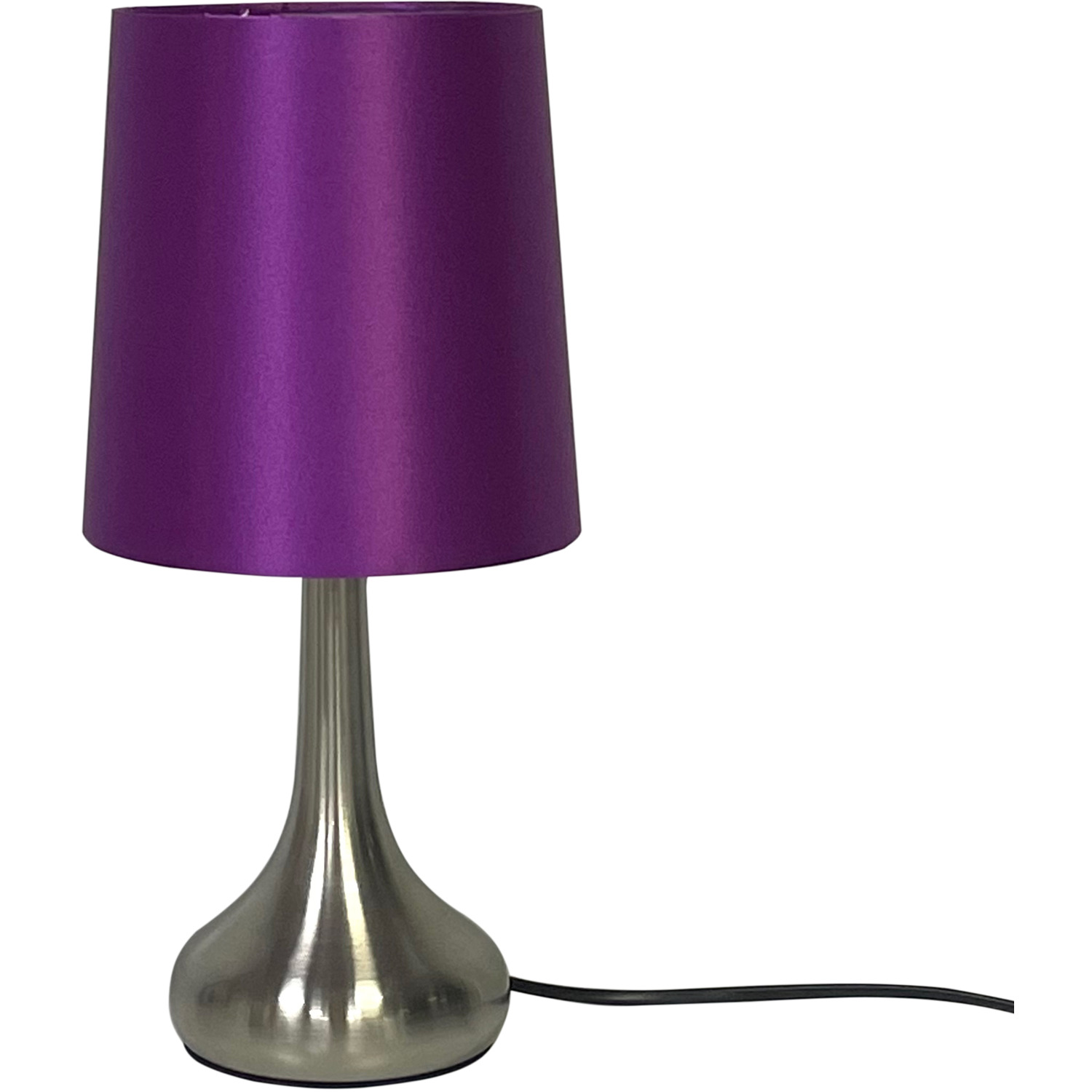 Image of Navilux Chrome Teardrop Touch Table Lamp&hellip;