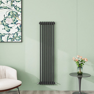 Anthracite / 150cm / 38cm Vertical Traditional Cast Iron Style Radiator 1500-1800mm 2 Column Anthracite shot 8210131