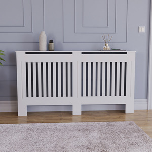 White / 152cm Chelsea Radiator Cover shot 8337176