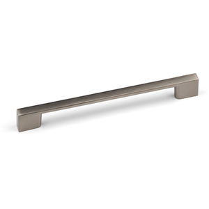 Brushed Nickel Thin Square D Handle 160mm