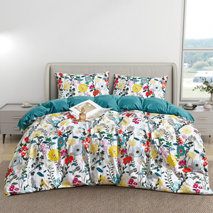 Aria Floral Printed Duvet Set