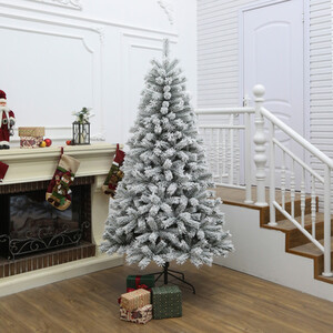 Flocked Fir Christmas Tree 7ft