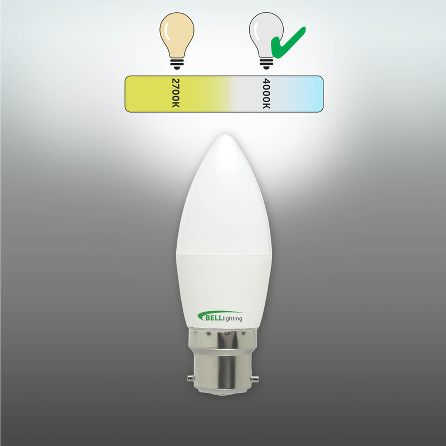 B22 Bayonet Dimmable Led Candle Bulbs 4 7w Warm White 2700k Natural White 4000k - Natural White - 4000k 3