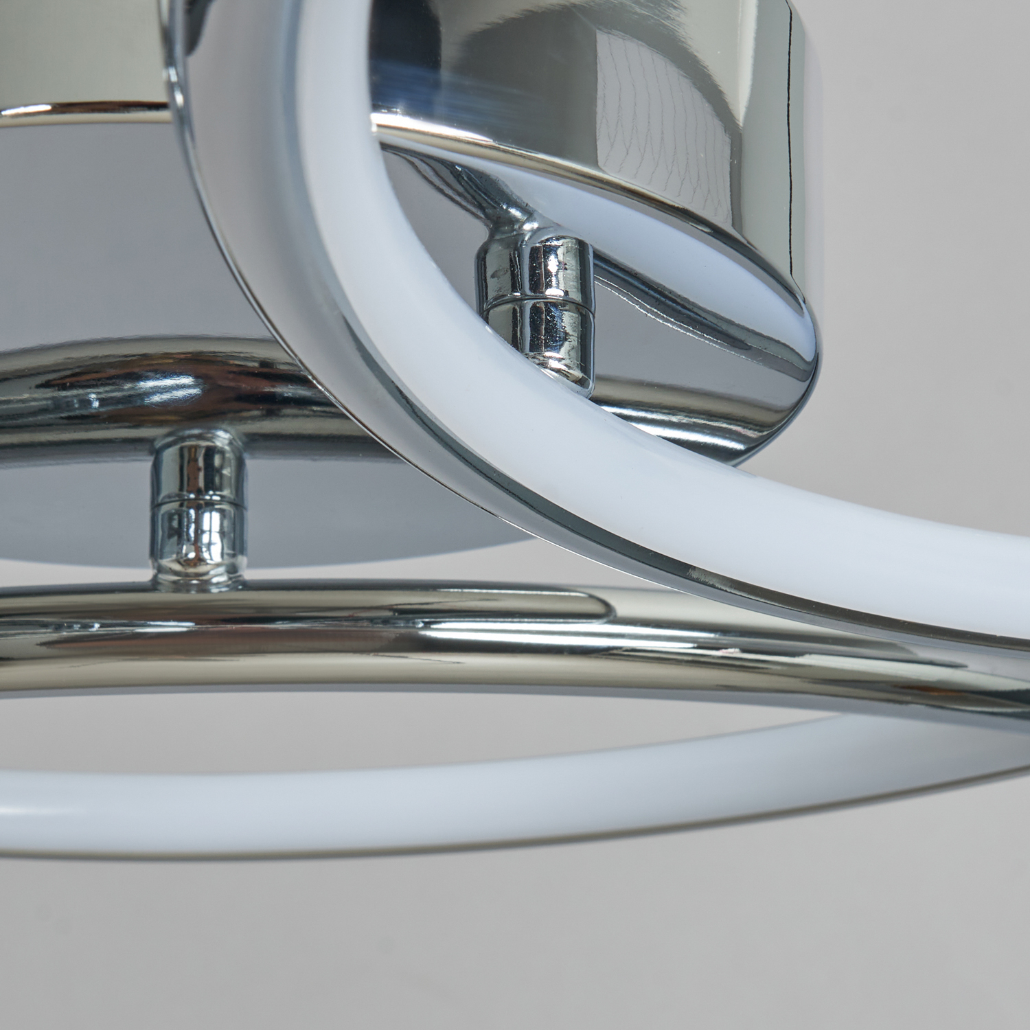 Pestell 3 Light Bathroom Led Flush Ceiling Light - Chrome