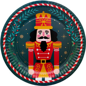 Pack of 8 Nutcracker Paper Plates