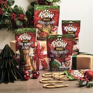 Pow Meaty Festive Canes Dog Treats