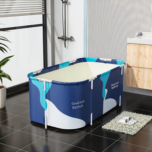 Livingandhome Foldable Soaking Bathtub