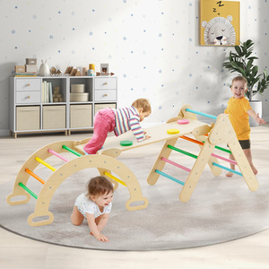 3-In-1 Kids Climbing Triangle Set