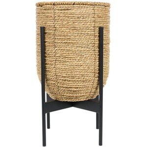 Seagrass Planter on Metal Stand