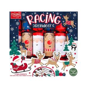 Pack of 6 Racing Game Christmas Crackers