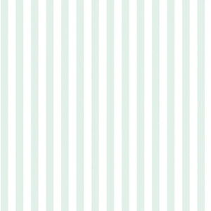 Classic Stripe Wallpaper in Soft Mint