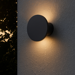 Eglo Rigosa Modern LED Black Steel Outdoor Wall Light