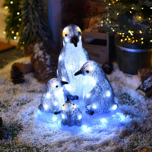 Acrylic Penguin Family
