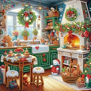 Christmas Kitchen Diamond Painting Kit