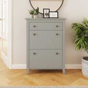 Deluxe Two Tier Shoe Cabinet
