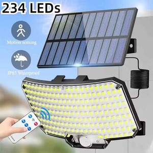 2pcs Solar Motion Sensor LED Outdoor Garden Lamp