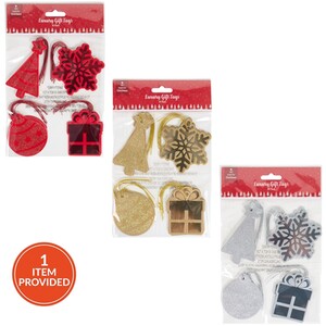 Pack of 20 Luxury Foil Gift Tags
