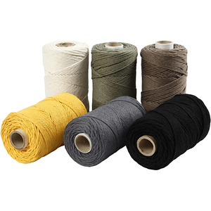 Macram Cord Assorted colours 6x330g