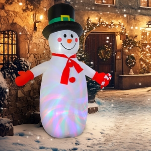 Outsunny Blow Up Christmas Inflatable Outdoor Decoration