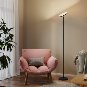 HOMCOM RGB Floor Lamp with Rotatable Head