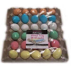 Bath Eggs in a Tray Mixed Tray Multicolor